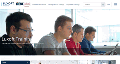 Desktop Screenshot of luxoft-training.com