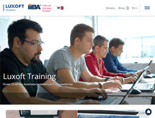 Tablet Screenshot of luxoft-training.ru
